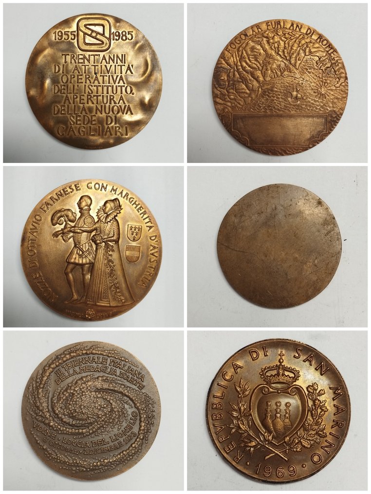 Italië. 6 Medaglie di Guido Veroi Catawiki