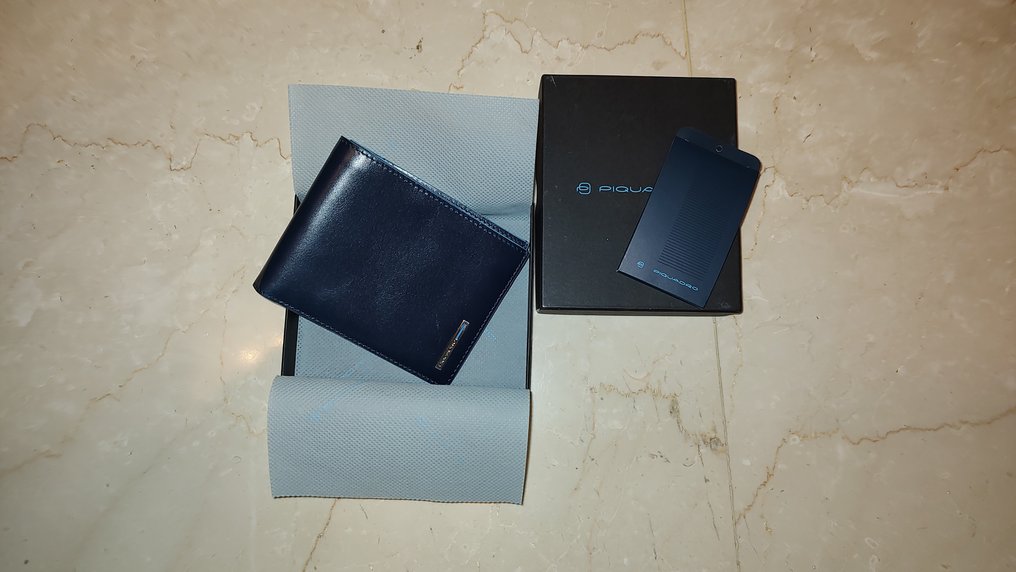 Piquadro - Piquadro Blue Square - Wallet - Catawiki