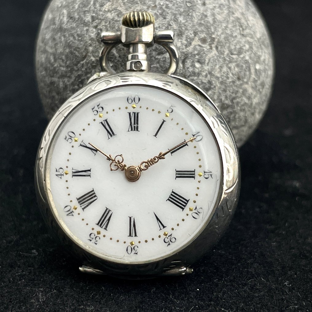 Antique Silver pocket watch NO RESERVE PRICE 1850 1900 Catawiki