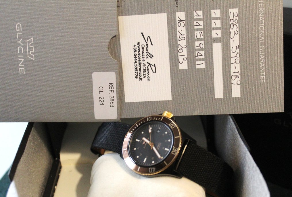 glycine combat sub 3863.3 automatic data 42 mm. Uomo 2011