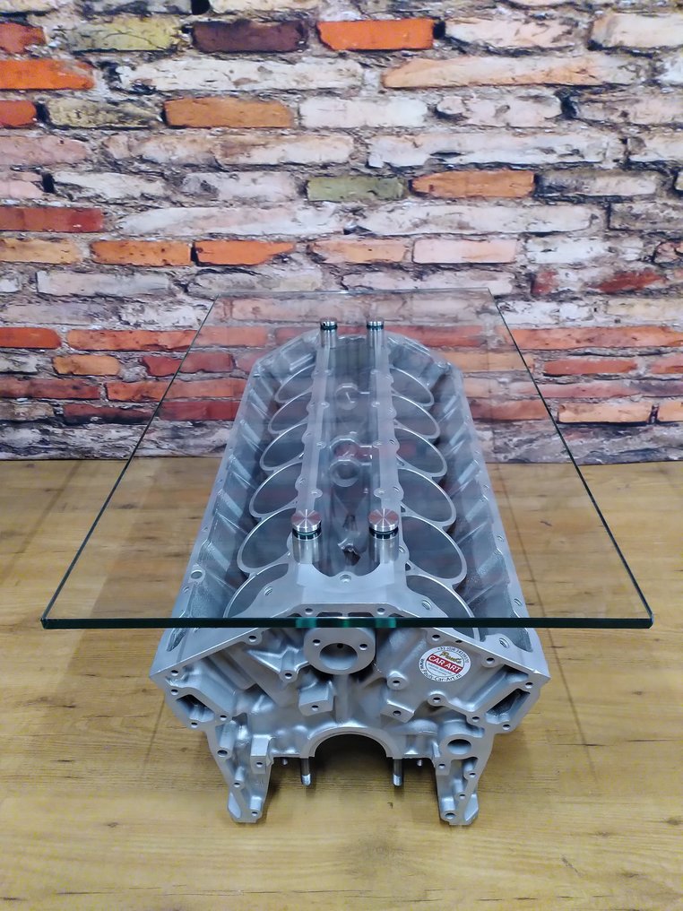 Engine block table Jaguar V12 motorblok tafel / salontafel Catawiki