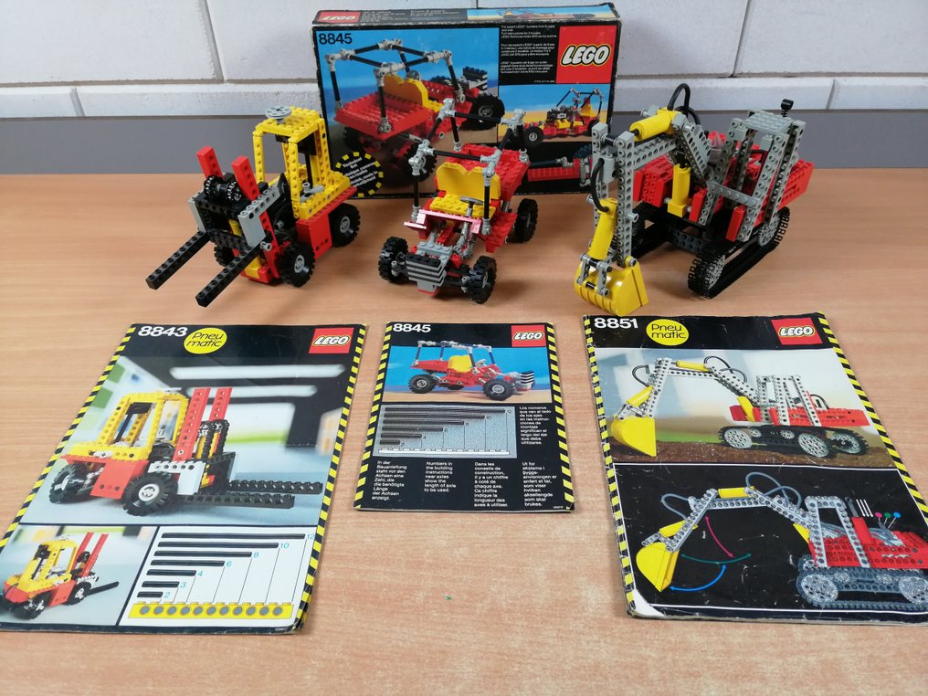 Lego - Technic sæt 8843 - - 8851 compleet - - Catawiki