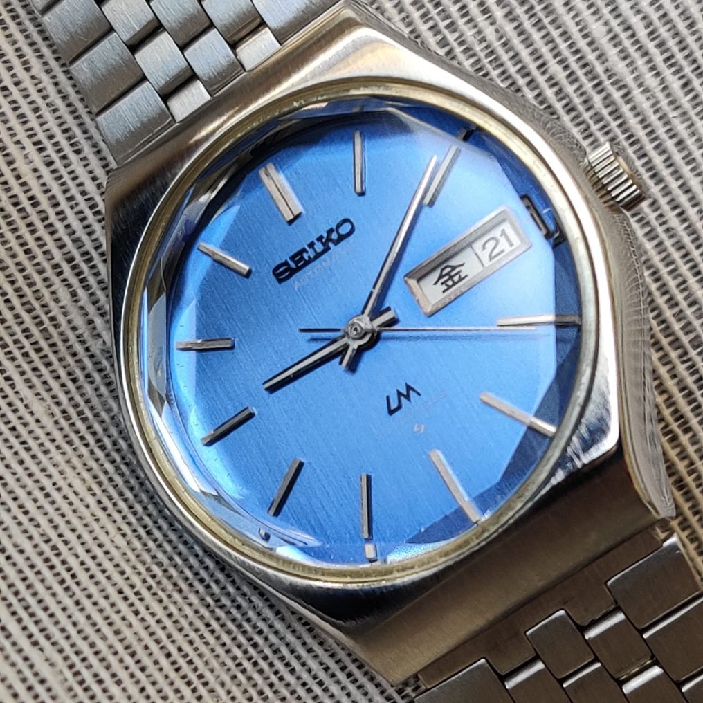 Seiko - Lord Matic Blue Dial Watch - Men - 1970-1979 - Catawiki