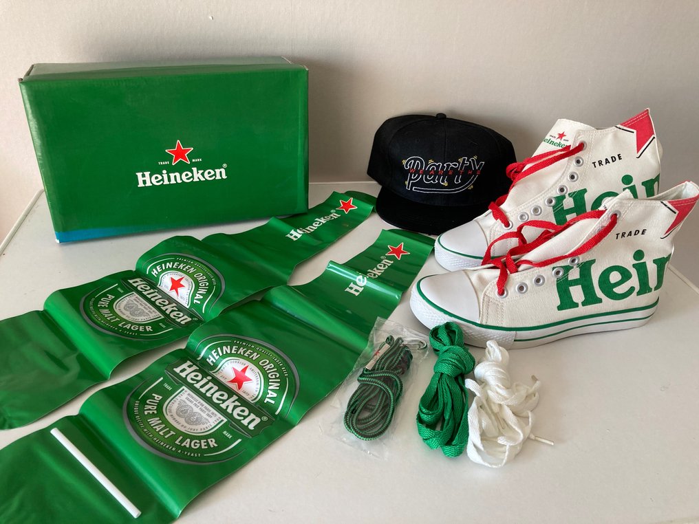 elektrode Appartement geluid Heineken sneakers vintage rare collecters item jaren 90 - Catawiki