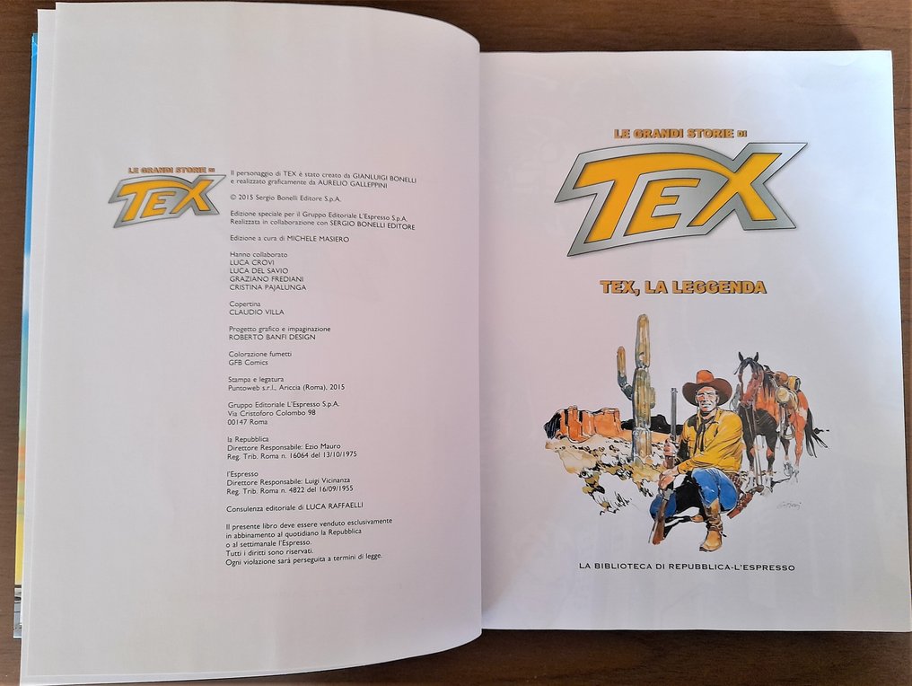 Tex - Le grandi storie di Tex - nn. 1/40 - Collana completa - Catawiki