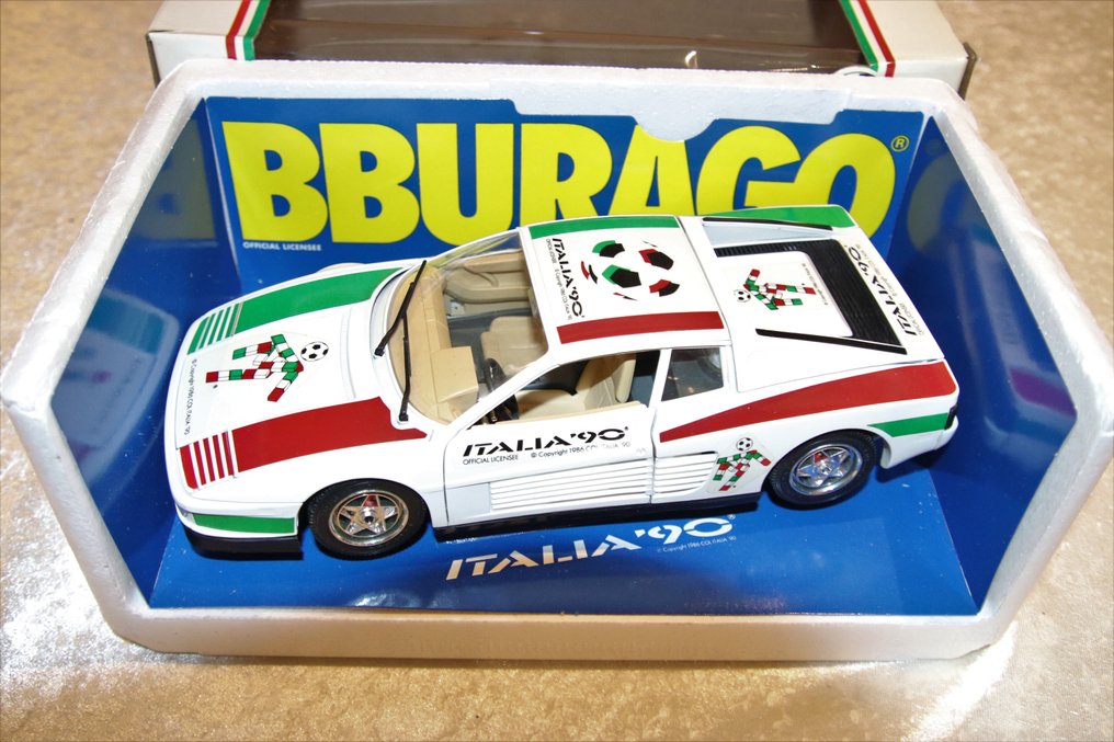 ITALIA 90 #burago #Ferrari testarossa-