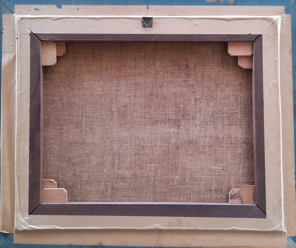 Luigi Viviani (XIX) Veduta paesaggistica con personaggi Catawiki