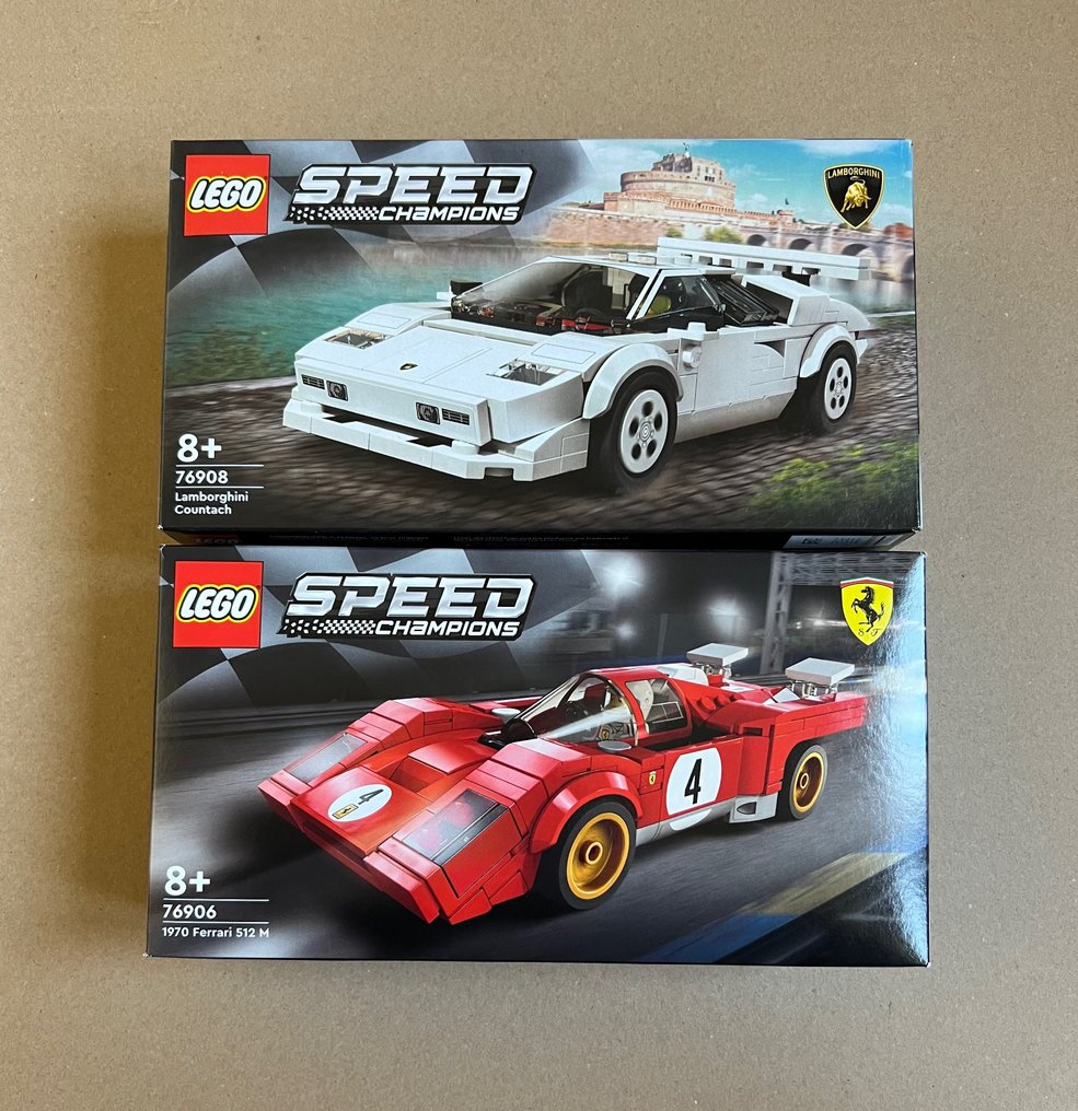 Lego - Speed Champions - 76906 + 76911 - 1970 Ferrari 512M - Catawiki