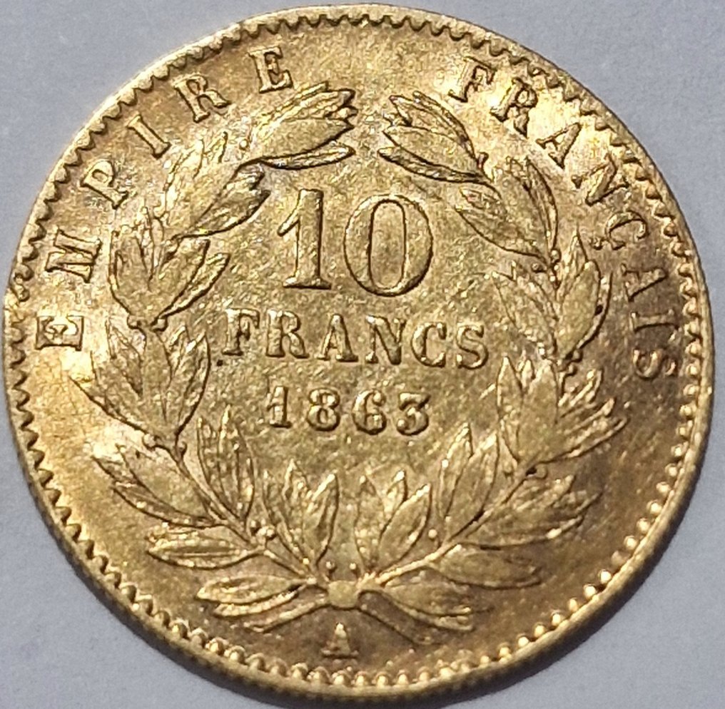 Valeur Louis D Or 10 Francs 1865 France. 10 Francs 1865 A Paris, Napoléon III - Catawiki