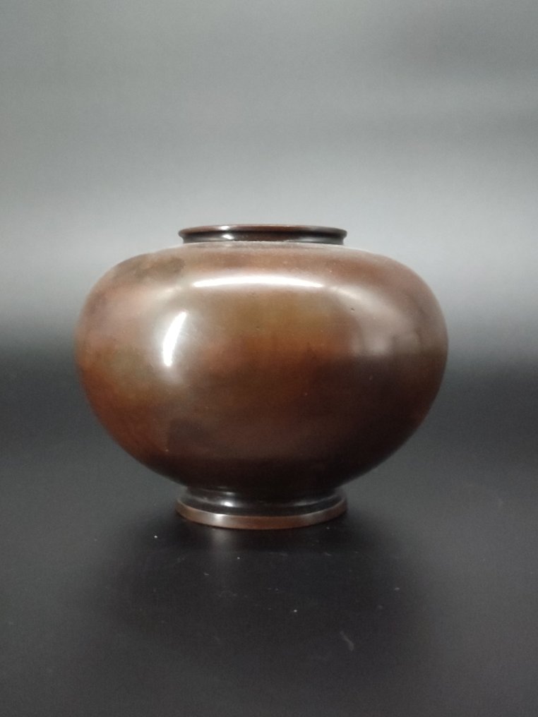 ikebana vase and two miniature vases (3) Bronze Japan Catawiki