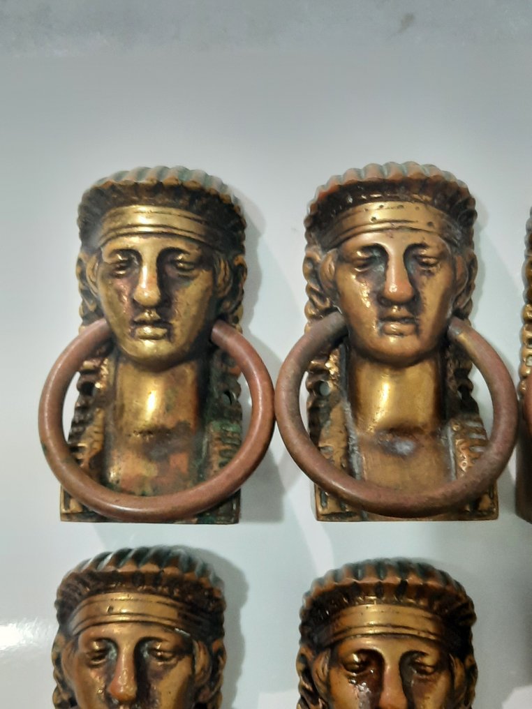 Antique brass handles (8) Brass Late 19th century Catawiki