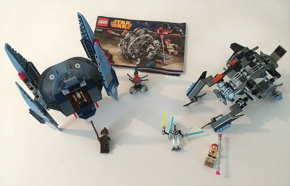 emne Spekulerer Forladt LEGO - Star Wars - 75040 + 75041 - Spaceship General - Catawiki