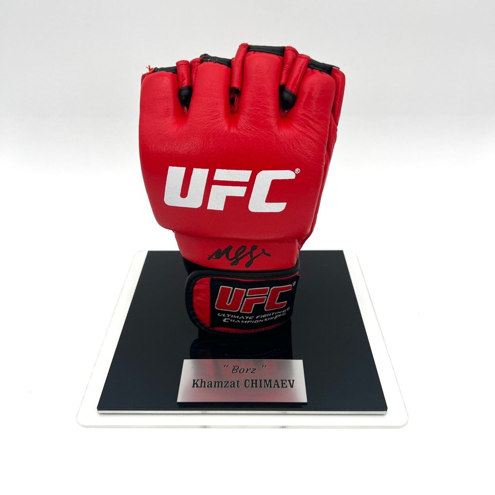 Khamzat Chimaev サイン入りグローブ UFC グローブ PSA 