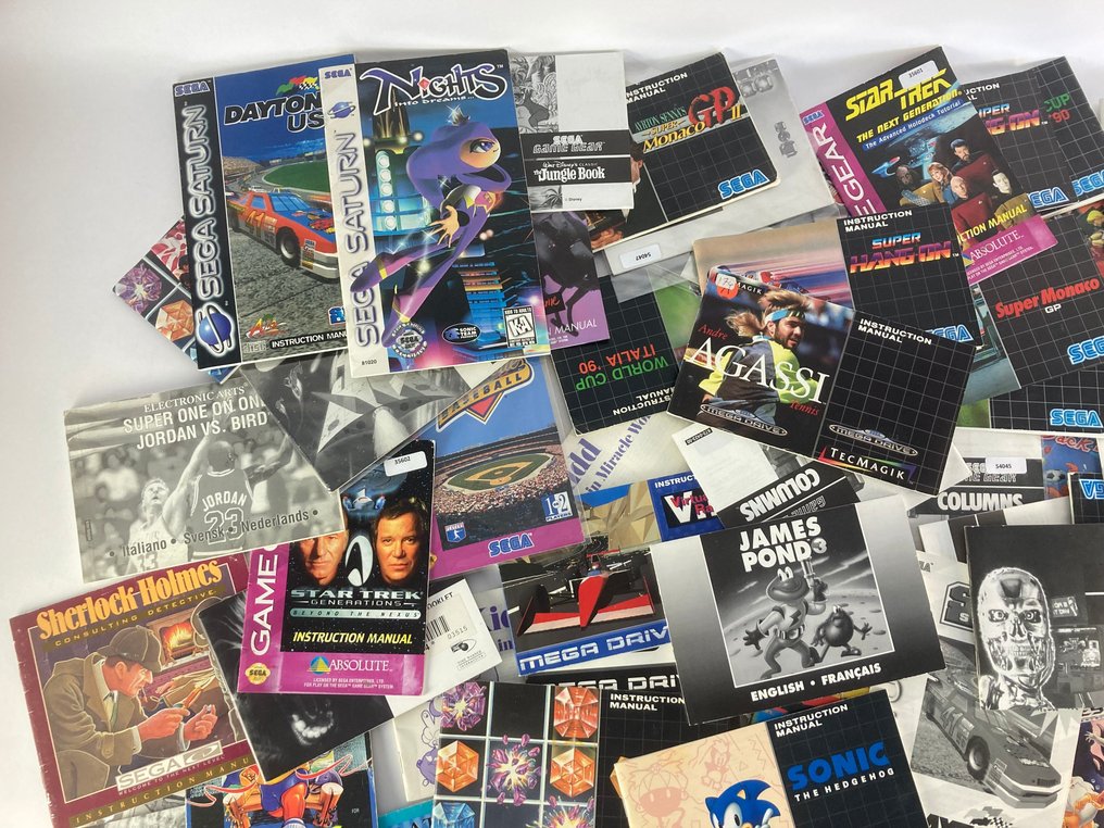 Sega - Manuals - Catawiki