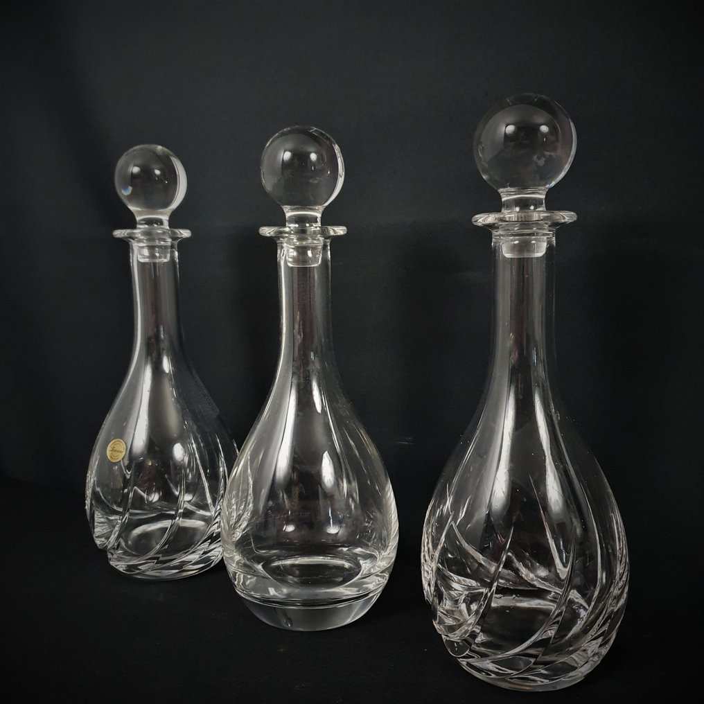 Crystal decanters (3) - Crystal - Catawiki