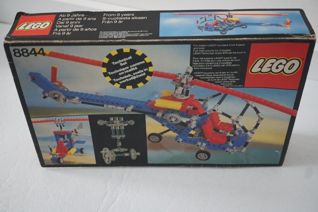 LEGO - Technic - 8844-1 - Vintage Lego Technic Helicopter - Catawiki