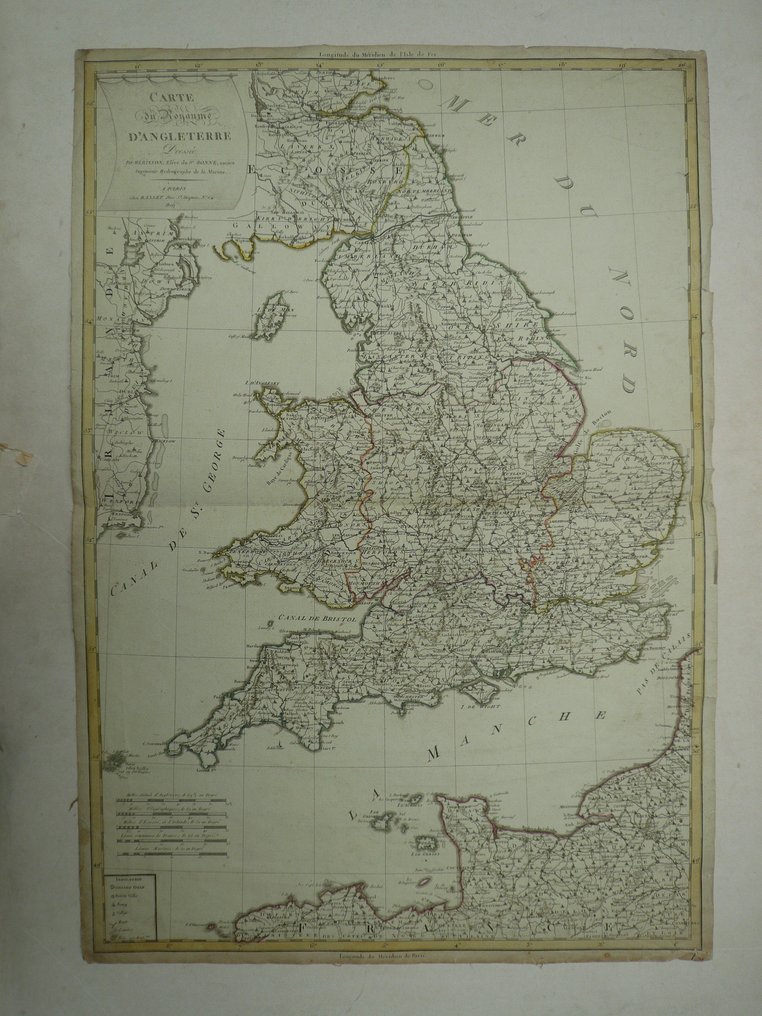 Iso-Britannia, England, Wales; Hérisson - Carte du Royaume - Catawiki