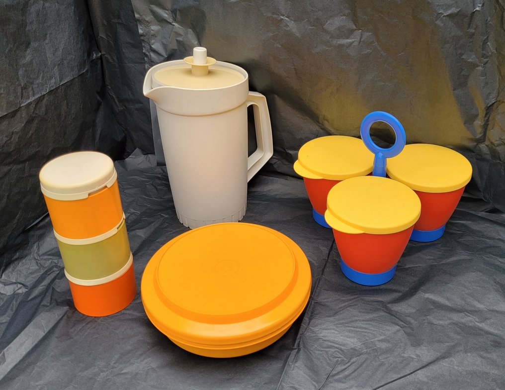 Kleverig vieren martelen Tupperware - Set keukengerei (4) - Modern - Plastic - Catawiki