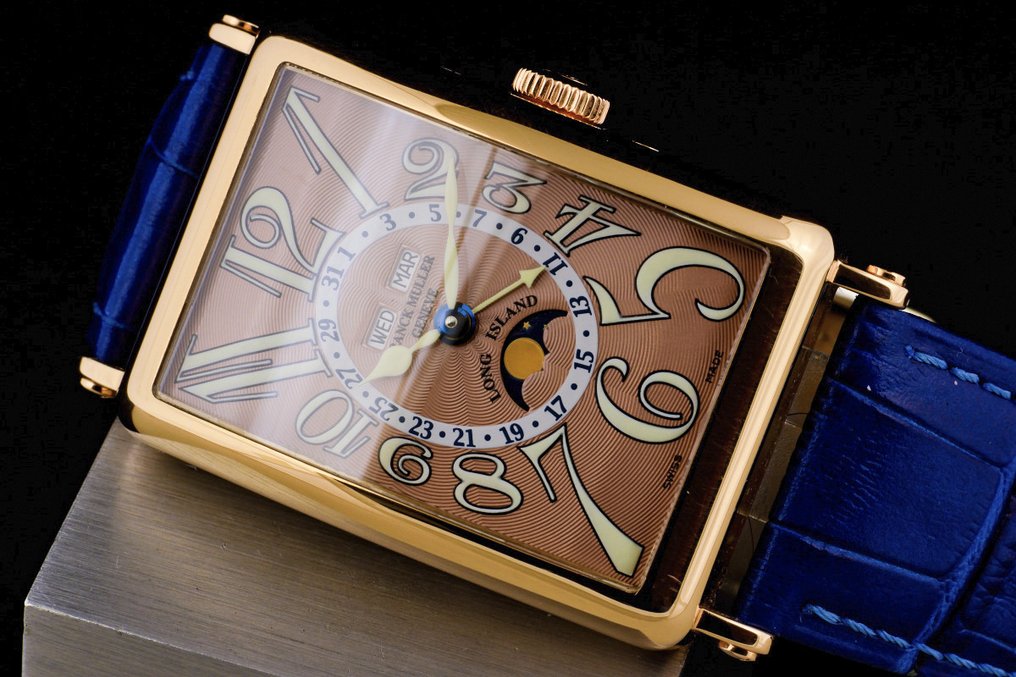 Franck Muller Long Island Master Calendar Moonphase 18K Pink Gold