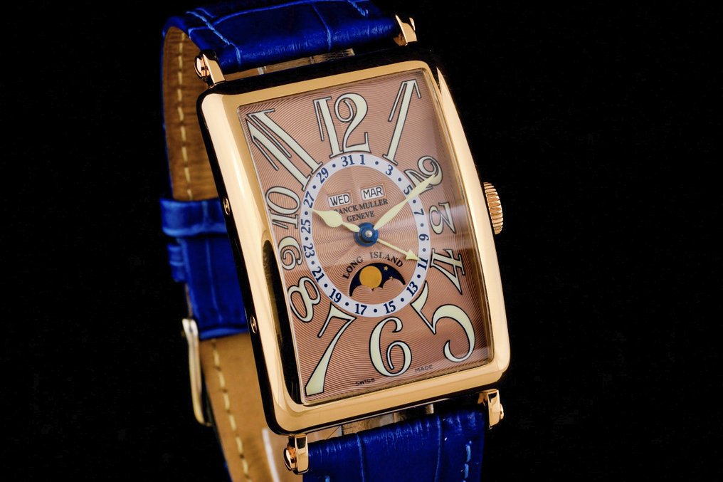 Franck Muller Long Island Master Calendar Moonphase 18K Pink Gold