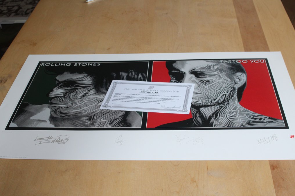 The Rolling Stones - Tattoo You - Litho - Limited Edition - - Catawiki