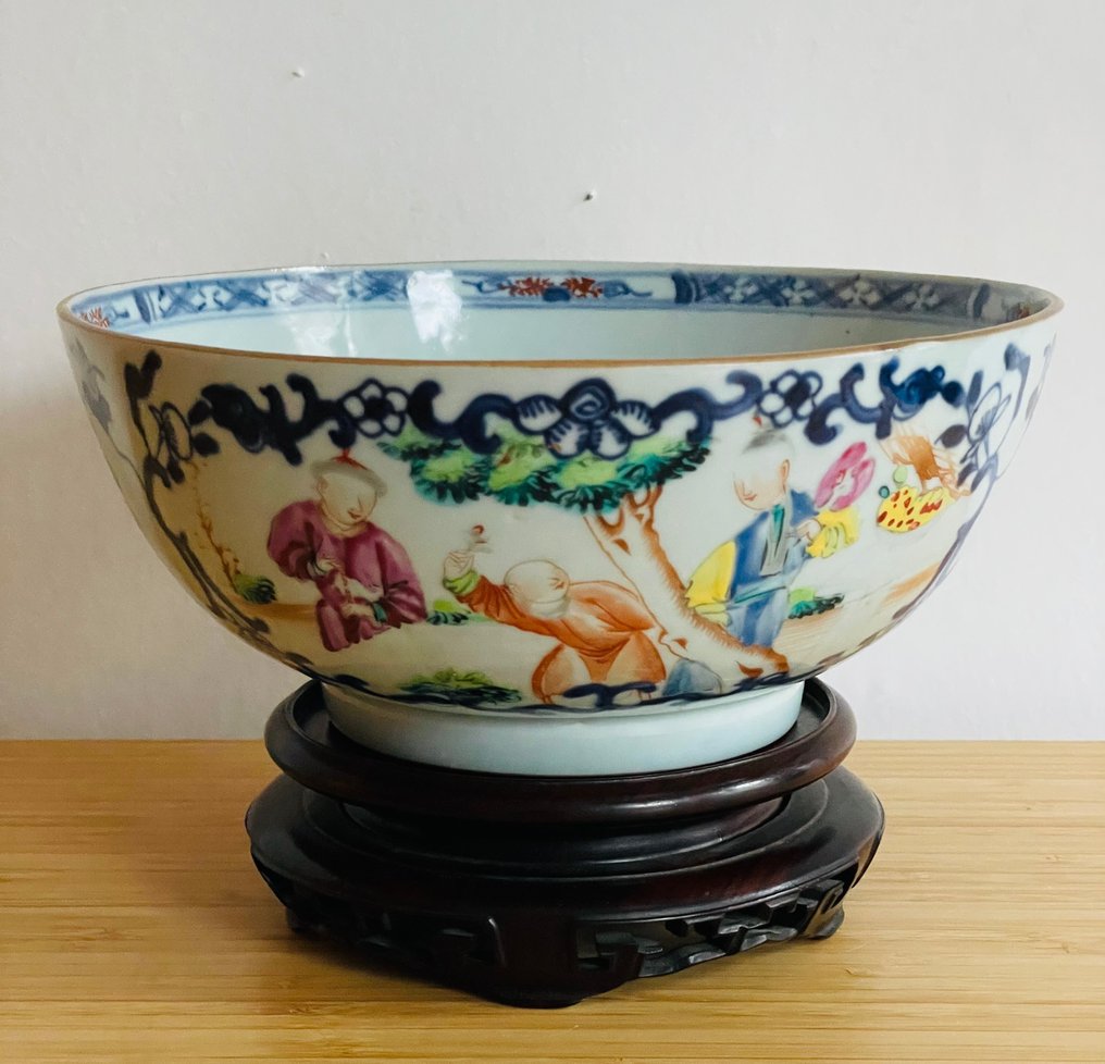 Excellent Punch bowl (1) Porcelain China 18th century Catawiki