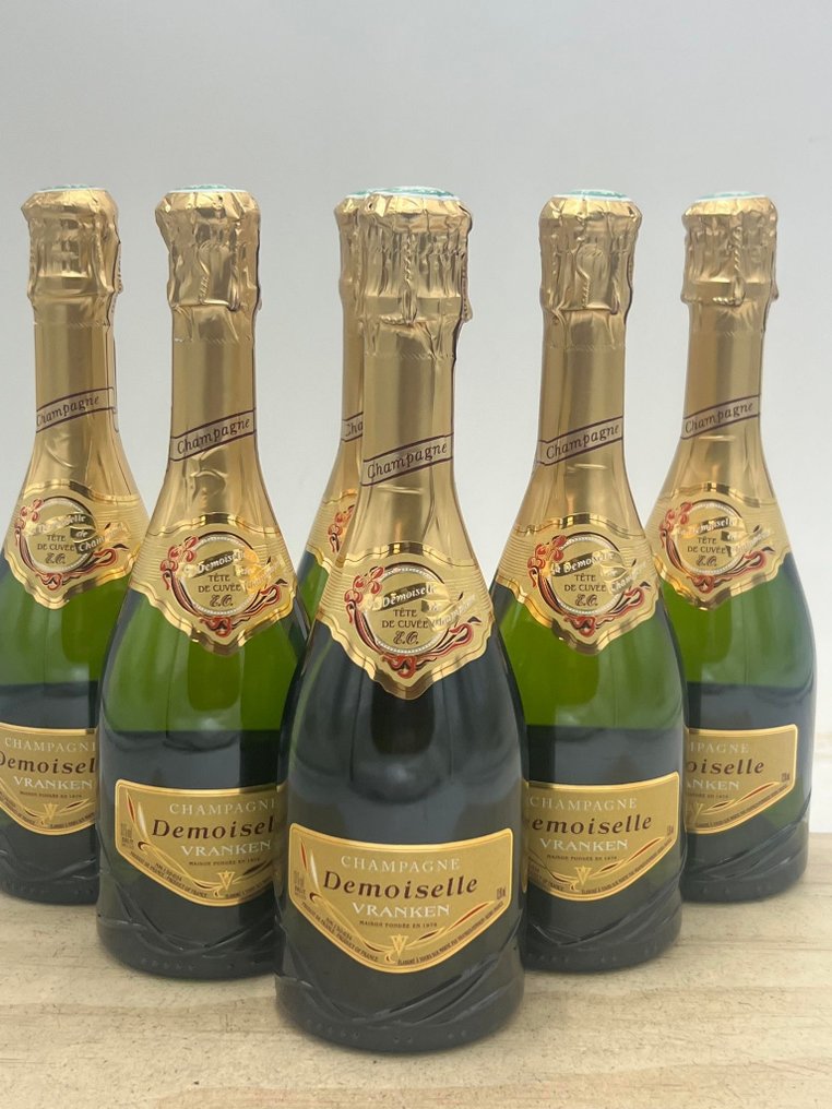 Vranken, Demoiselle Tête de cuvée - Champagne Brut - 6 Half - Catawiki