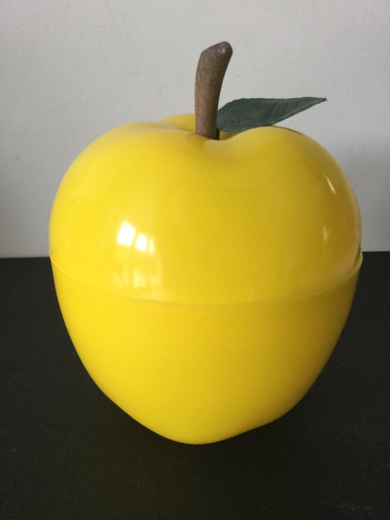 hospita Nationaal volkslied Kansen mooie vintage ijsemmer, gele appel uit Frankrijk rond 1970 - Catawiki