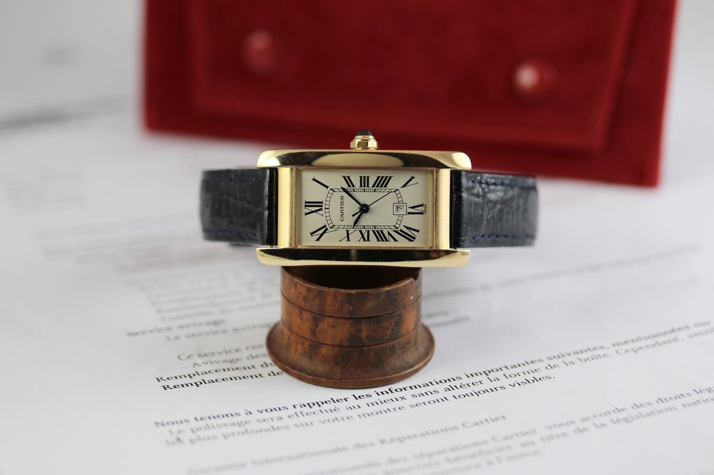 Cartier Tank Americaine Yellow Gold Ref 1725