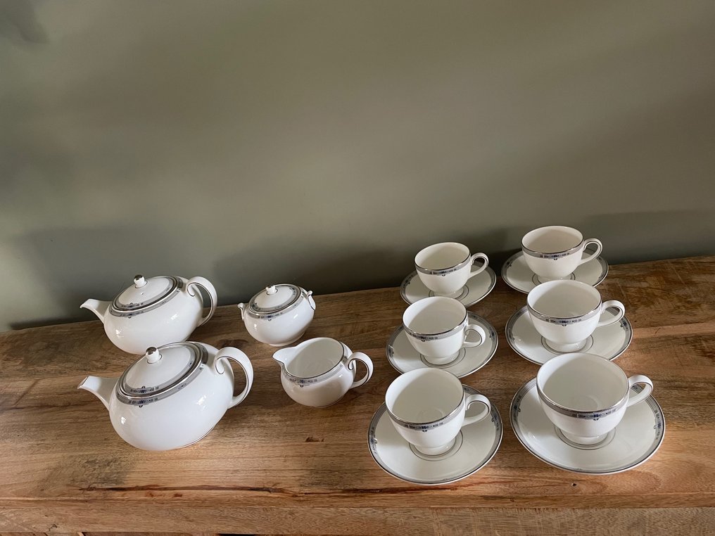 klein Wapenstilstand stoomboot Wedgwood - Coffee and Tea set (10) - Porcelain - Amherst - Catawiki