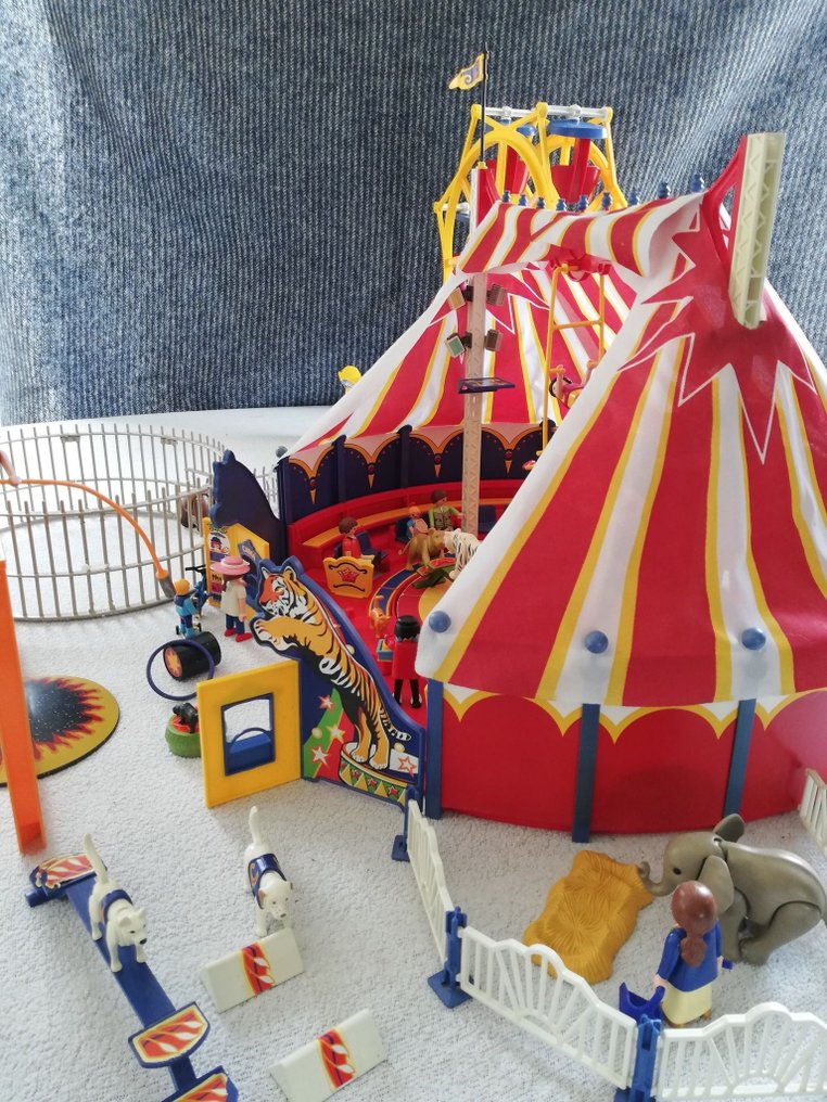 Mission Array af fajance Playmobil - Circus very extensive with Ferris wheel, cage, - Catawiki