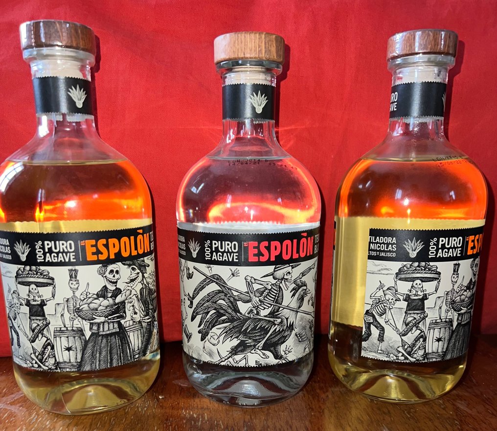 Espolon Tequila Reposado + Blanco 750ml 3 bottles Catawiki