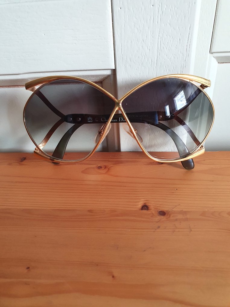 Sunglasses Christian Dior 2056 Butterfly 80s Ladies Sunglasses