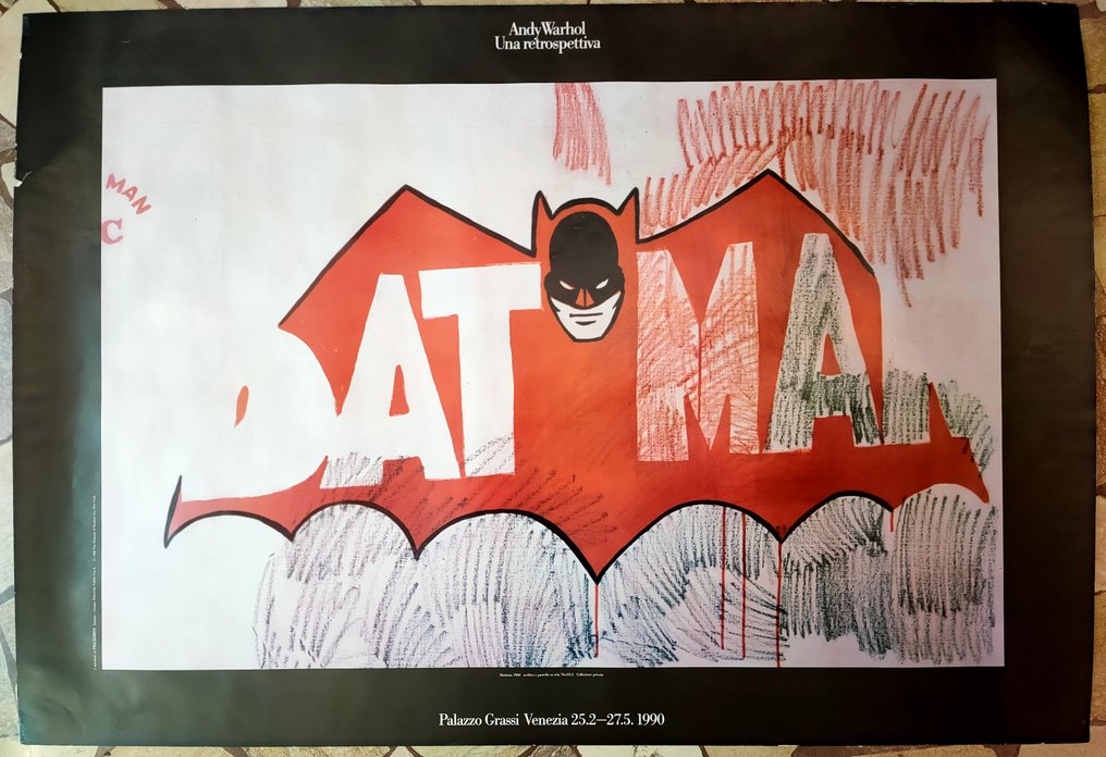 Andy Warhol (after) - Batman - Exhibition poster - 1990 - Catawiki