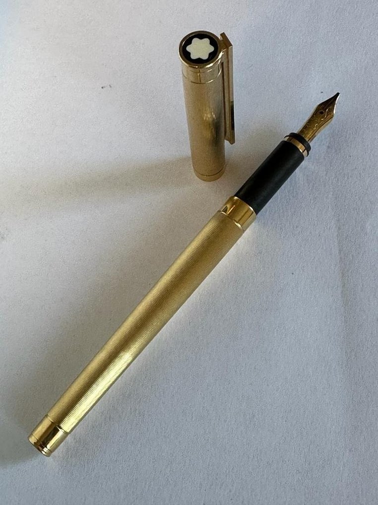 Trives overdrivelse Pirat Montblanc - Noblesse - Montblanc noblesse plated in 24K - Catawiki