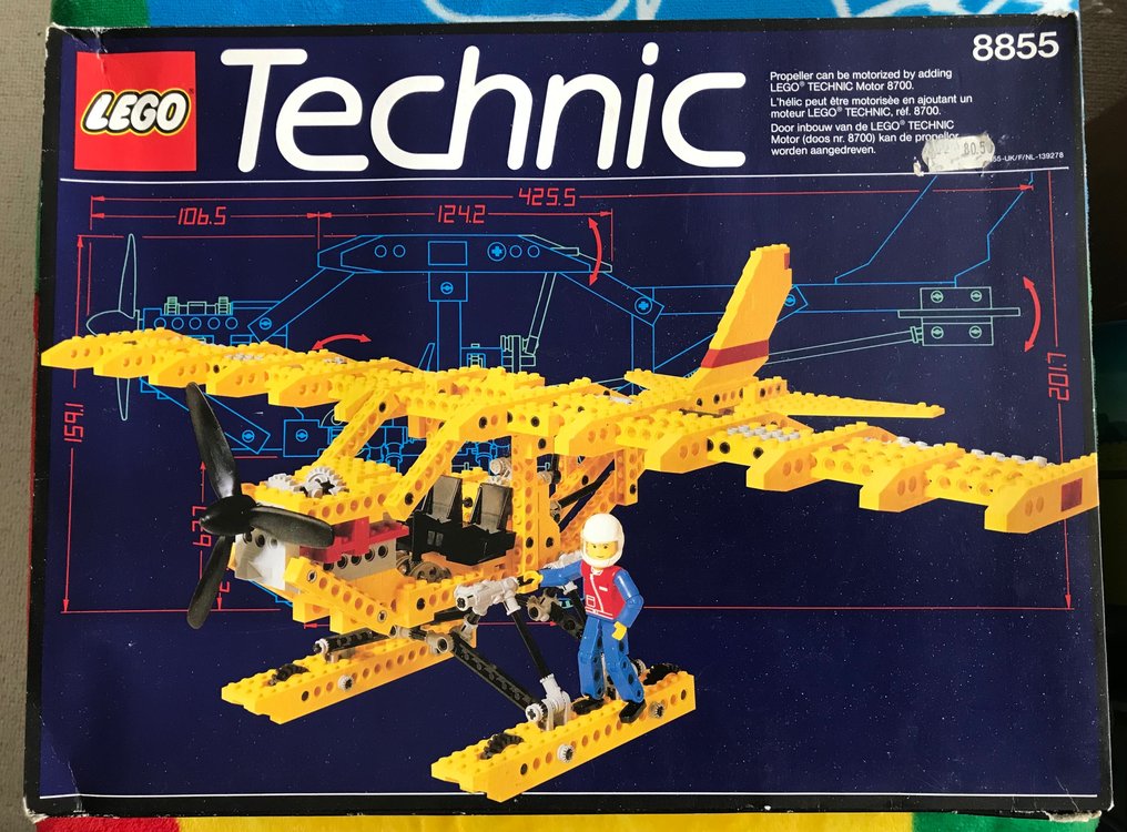Bijdrage Oude tijden Symptomen Lego - Technic - 8855 - vliegtuig Technisch Lego - - Catawiki