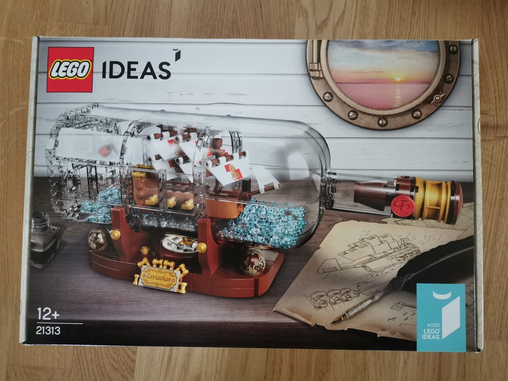 skrubbe klar Bore Lego - Ideas - 21313 - Skib Ship in a Bottle - 2000-nu - - Catawiki