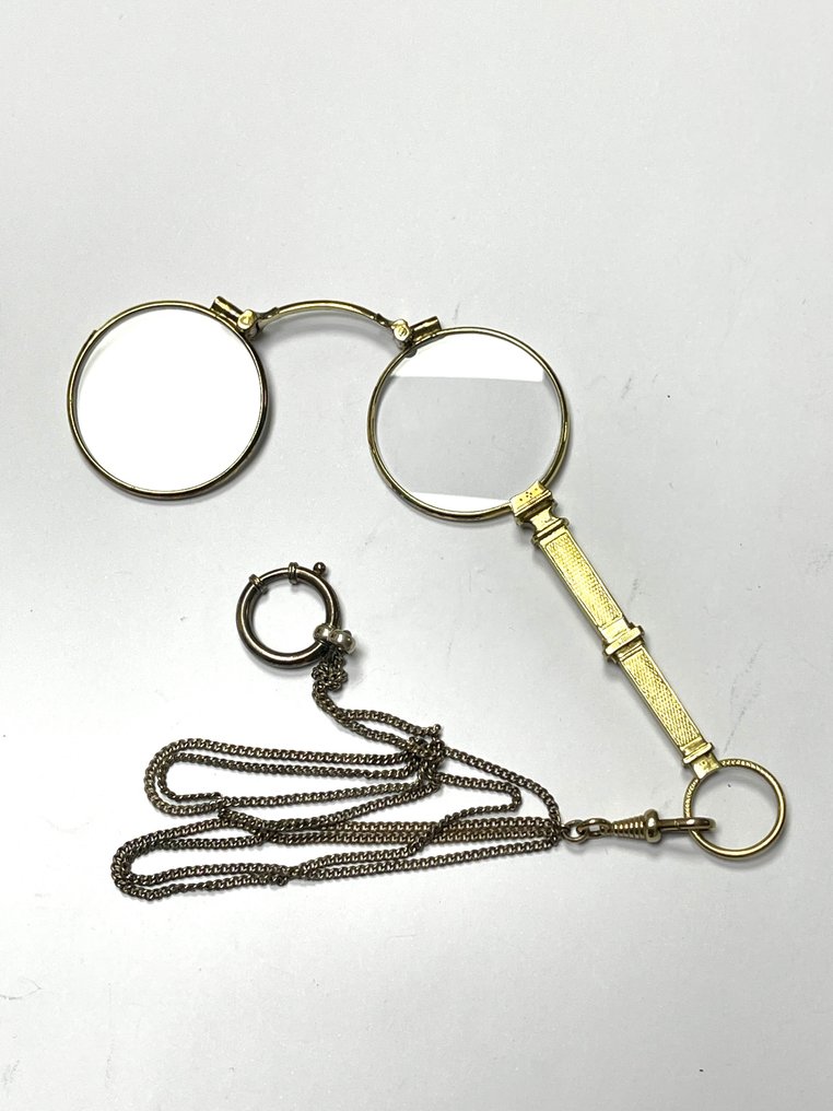 with Diopters Eyeglasses Pincenez on a Catawiki