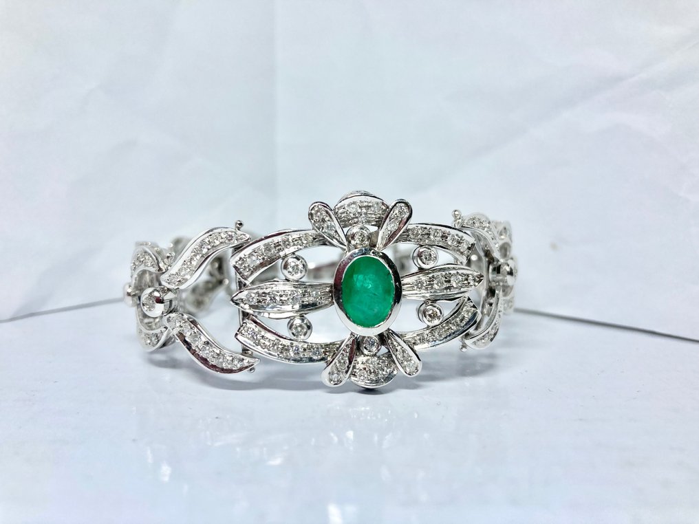HRD Certificate Pala Diamond 18 kt White gold Bracelet 5 50 ct