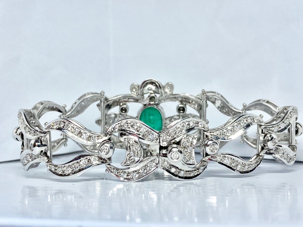 HRD Certificate Pala Diamond 18 kt White gold Bracelet 5 50 ct