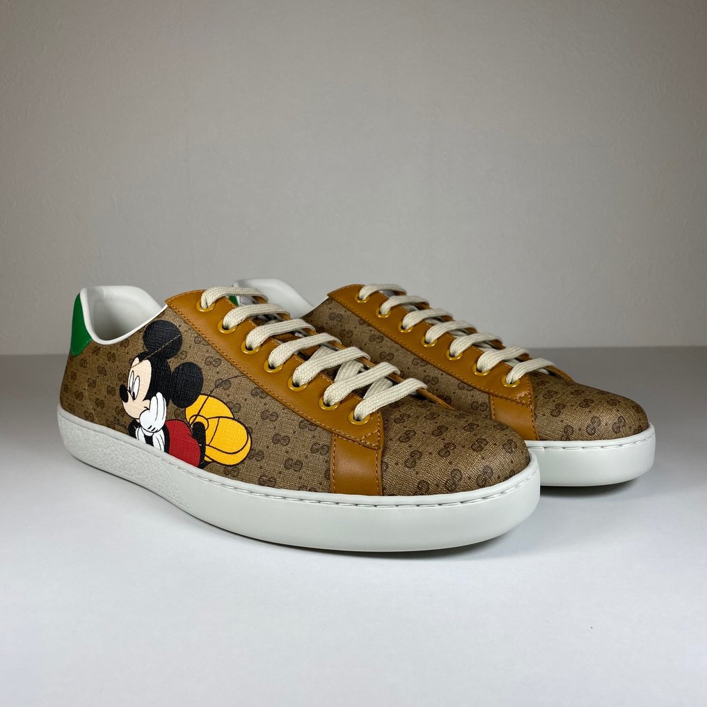 rizo George Hanbury Precioso Gucci - Gucci Ace Sneakers x GG Disney Zapatillas de - Catawiki