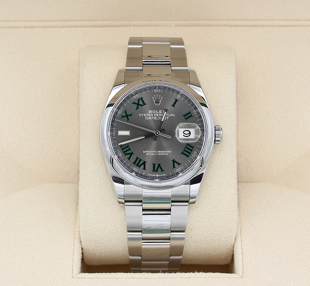 Rolex Oyster Perpetual Datejust 36 Wimbledon Dial 126200