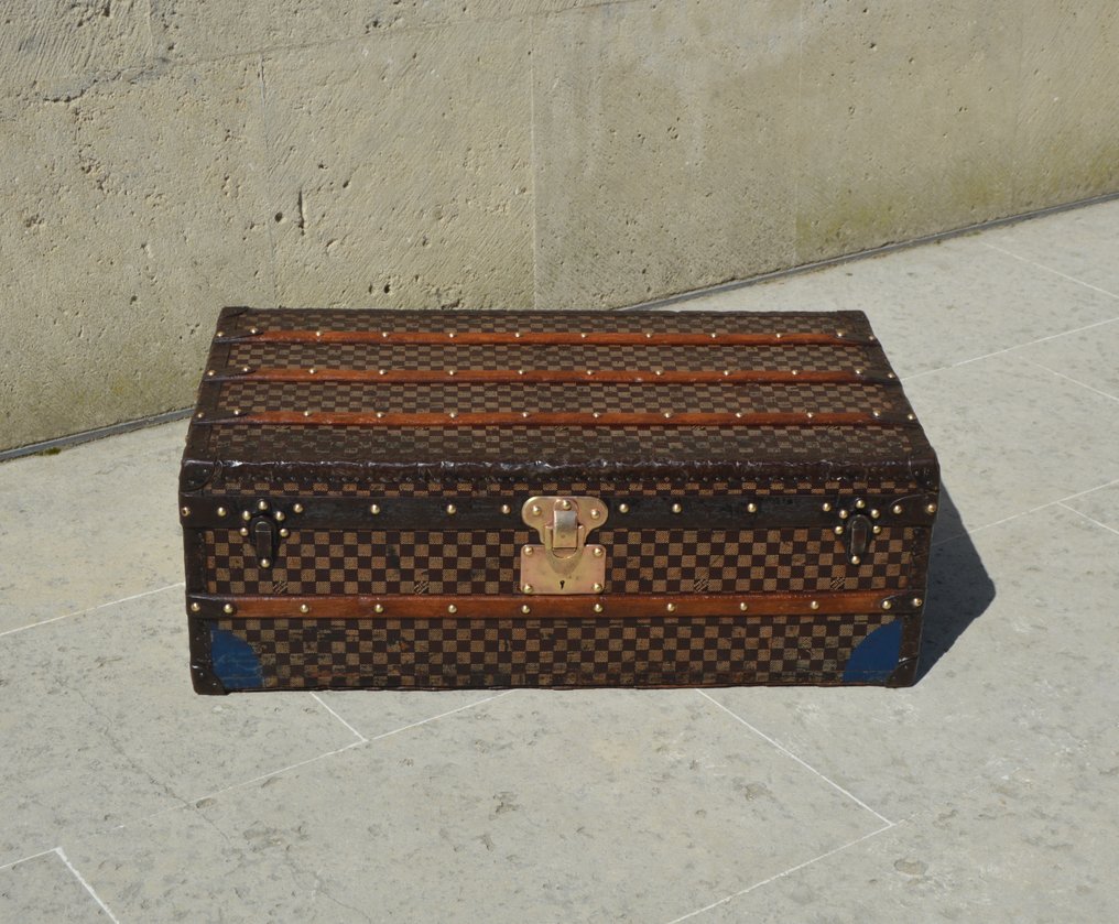 Vintage Louis Vuitton steamer trunk