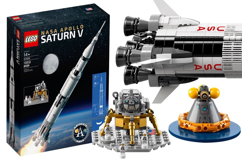 LEGO - Ideas - 21309 - Rocket 21309 LEGO Ideas NASA Apollo - Catawiki