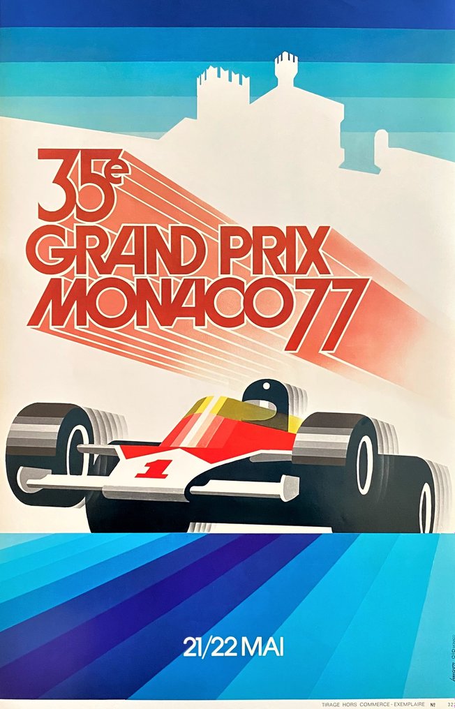 Marquee Tilgivende Anvendelse Monacos Grand Prix - 1977 - Plakat - Catawiki