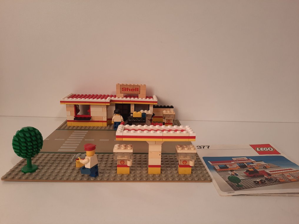 LEGO - tankstation - 377 - gas station and car - - Catawiki