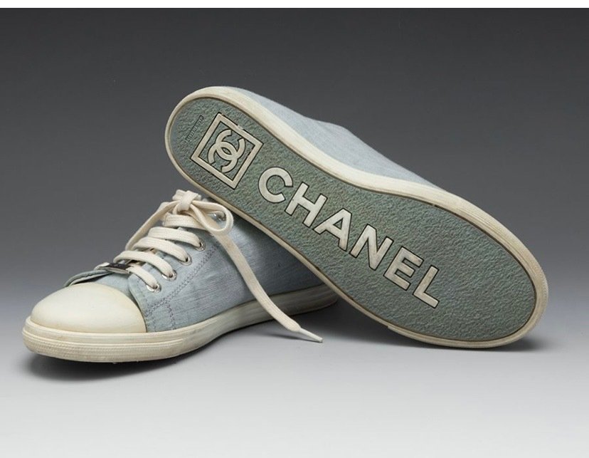 personal Vástago Biblia Chanel - Bambas Denim - Lace-up shoes - Size: Shoes / EU - Catawiki