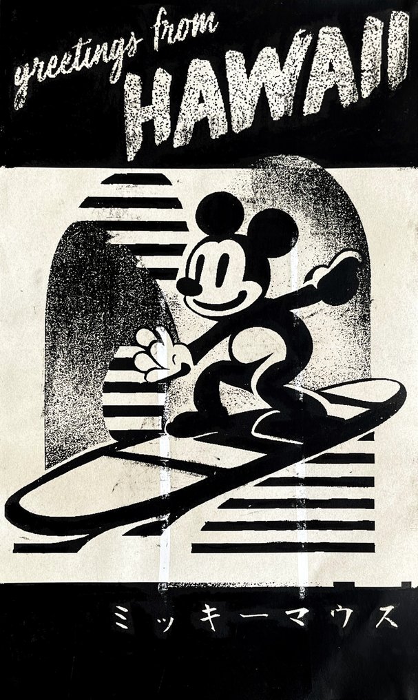 Surf in Mickey Mouse - “Bauhaus inspired” by Æ2381 - Catawiki