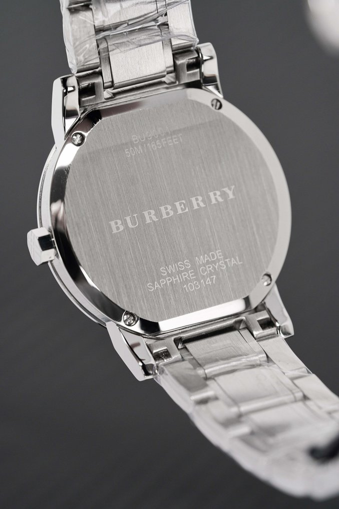Burberry Men The City 40mm Steel Black BU9001