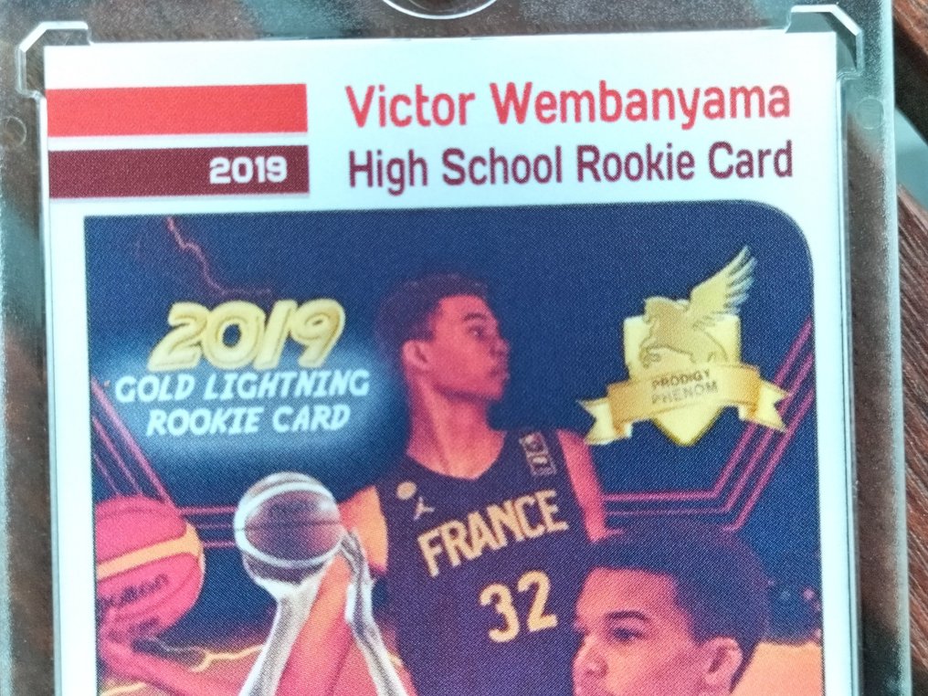 Victor Wembanyama Lot of 2 2019 Lightning Promo Rookie Cards